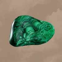 Heart Chakra Crystal - Malachite