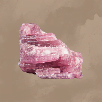 Heart Chakra Crystal - Pink Tourmaline